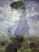 Woman with a Parasol, Claude Monet